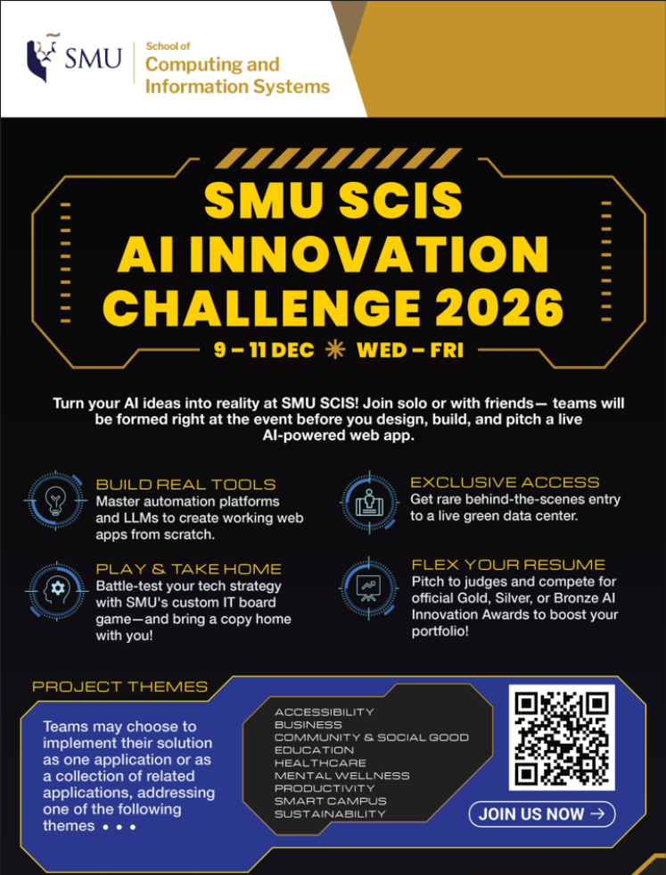 SMU SCIS AI Innovation Challenge 2026
